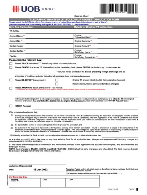 uob tt form download.